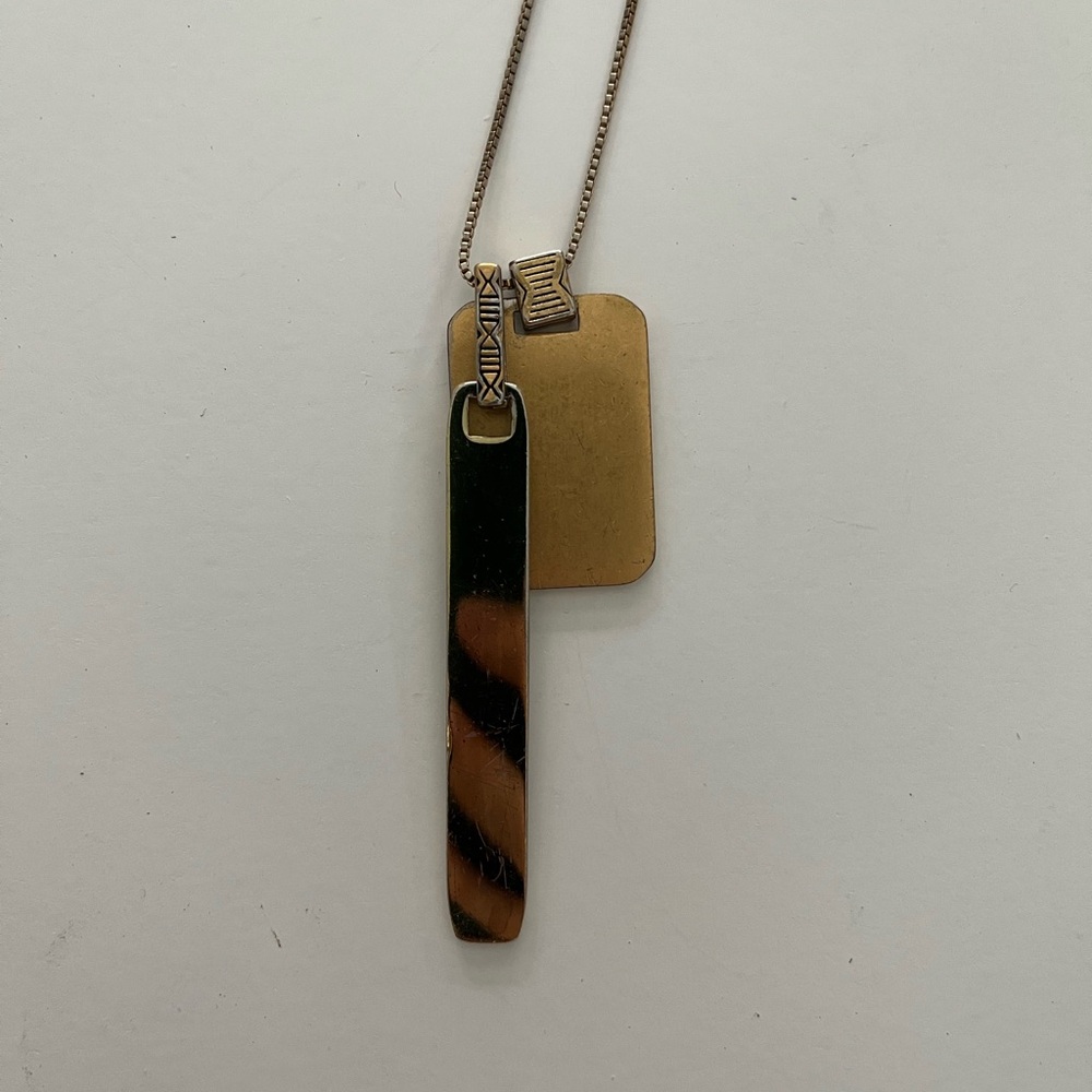 Madewell Gold Pendant Necklace